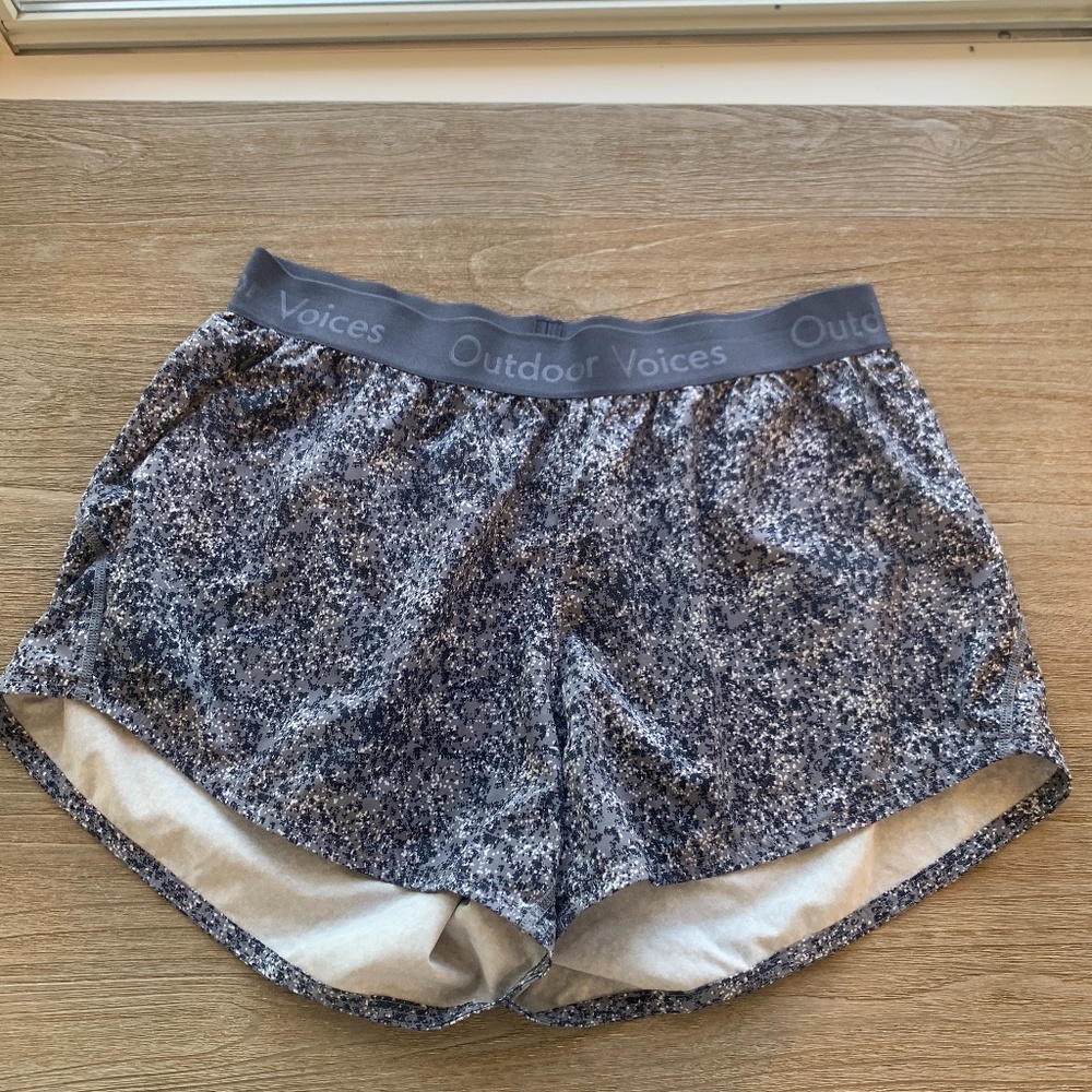 Navy Outdoor Voices Relay Shorts